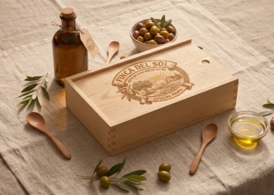 Caja aceite de oliva virgen